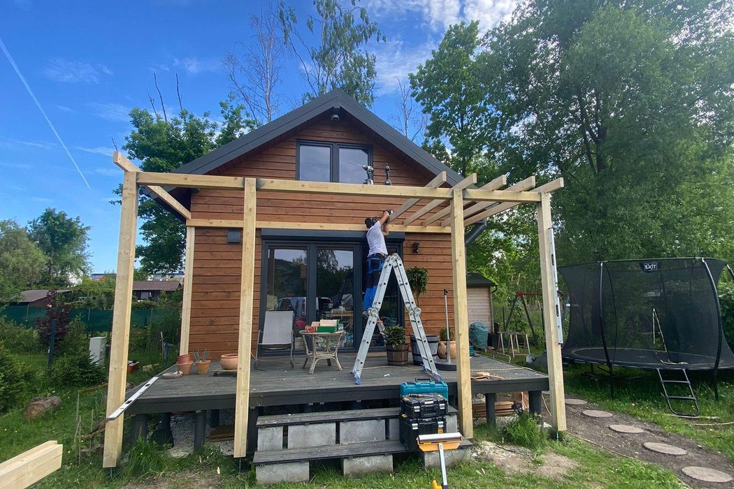 Pergola drewniana – zdjęcie 3